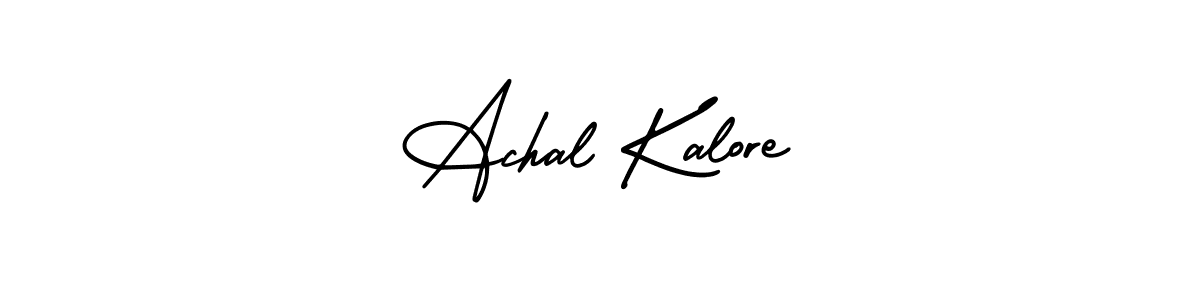 Make a beautiful signature design for name Achal Kalore. With this signature (AmerikaSignatureDemo-Regular) style, you can create a handwritten signature for free. Achal Kalore signature style 3 images and pictures png