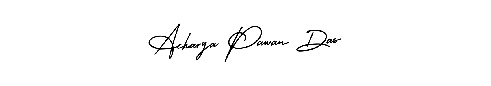 Make a beautiful signature design for name Acharya Pawan Das. With this signature (AmerikaSignatureDemo-Regular) style, you can create a handwritten signature for free. Acharya Pawan Das signature style 3 images and pictures png