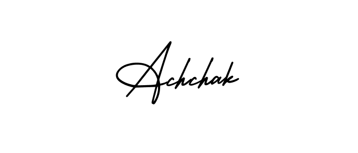 Make a beautiful signature design for name Achchak. With this signature (AmerikaSignatureDemo-Regular) style, you can create a handwritten signature for free. Achchak signature style 3 images and pictures png
