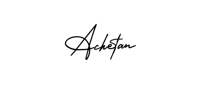 Also we have Achetan name is the best signature style. Create professional handwritten signature collection using AmerikaSignatureDemo-Regular autograph style. Achetan signature style 3 images and pictures png