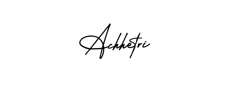 Make a beautiful signature design for name Achhetri. With this signature (AmerikaSignatureDemo-Regular) style, you can create a handwritten signature for free. Achhetri signature style 3 images and pictures png