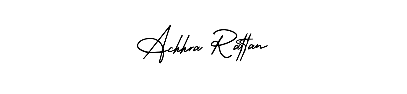 How to Draw Achhra Rattan signature style? AmerikaSignatureDemo-Regular is a latest design signature styles for name Achhra Rattan. Achhra Rattan signature style 3 images and pictures png