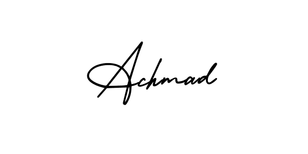 Also we have Achmad name is the best signature style. Create professional handwritten signature collection using AmerikaSignatureDemo-Regular autograph style. Achmad signature style 3 images and pictures png