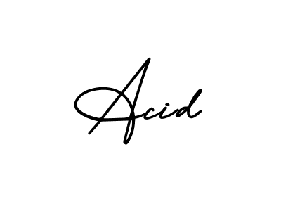Create a beautiful signature design for name Acid. With this signature (AmerikaSignatureDemo-Regular) fonts, you can make a handwritten signature for free. Acid signature style 3 images and pictures png