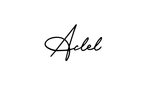 How to Draw Aclel signature style? AmerikaSignatureDemo-Regular is a latest design signature styles for name Aclel. Aclel signature style 3 images and pictures png