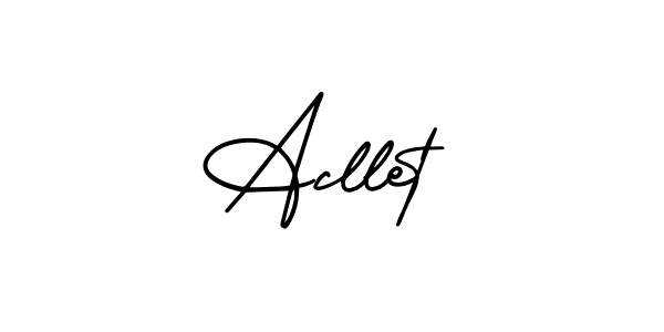 Similarly AmerikaSignatureDemo-Regular is the best handwritten signature design. Signature creator online .You can use it as an online autograph creator for name Acllet. Acllet signature style 3 images and pictures png