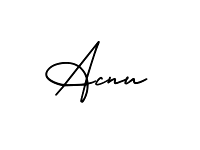 Create a beautiful signature design for name Acnu. With this signature (AmerikaSignatureDemo-Regular) fonts, you can make a handwritten signature for free. Acnu signature style 3 images and pictures png