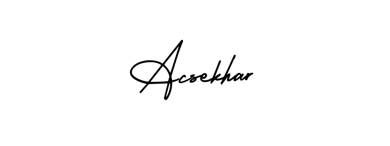 Also we have Acsekhar name is the best signature style. Create professional handwritten signature collection using AmerikaSignatureDemo-Regular autograph style. Acsekhar signature style 3 images and pictures png