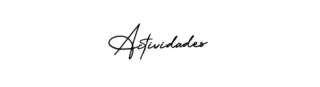 Make a beautiful signature design for name Actividades. With this signature (AmerikaSignatureDemo-Regular) style, you can create a handwritten signature for free. Actividades signature style 3 images and pictures png