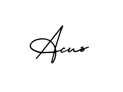 Also we have Acus name is the best signature style. Create professional handwritten signature collection using AmerikaSignatureDemo-Regular autograph style. Acus signature style 3 images and pictures png