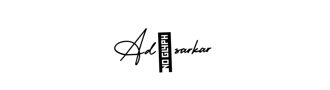 Make a beautiful signature design for name Ad�sarkar. With this signature (AmerikaSignatureDemo-Regular) style, you can create a handwritten signature for free. Ad�sarkar signature style 3 images and pictures png