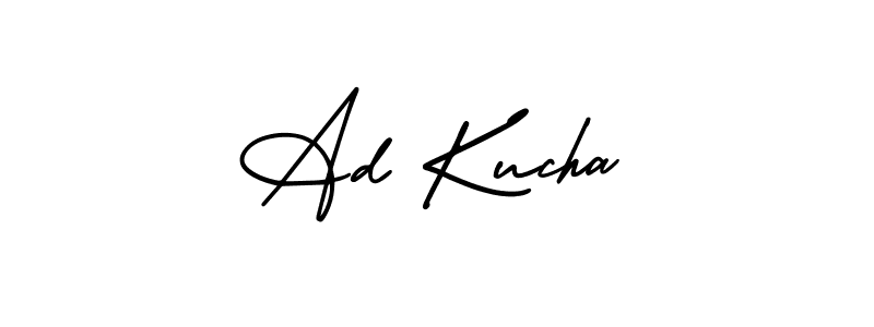 Ad Kucha stylish signature style. Best Handwritten Sign (AmerikaSignatureDemo-Regular) for my name. Handwritten Signature Collection Ideas for my name Ad Kucha. Ad Kucha signature style 3 images and pictures png