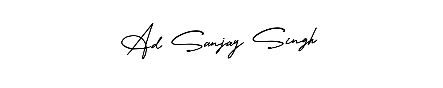 How to Draw Ad Sanjay Singh signature style? AmerikaSignatureDemo-Regular is a latest design signature styles for name Ad Sanjay Singh. Ad Sanjay Singh signature style 3 images and pictures png