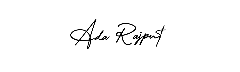 How to Draw Ada Rajput signature style? AmerikaSignatureDemo-Regular is a latest design signature styles for name Ada Rajput. Ada Rajput signature style 3 images and pictures png