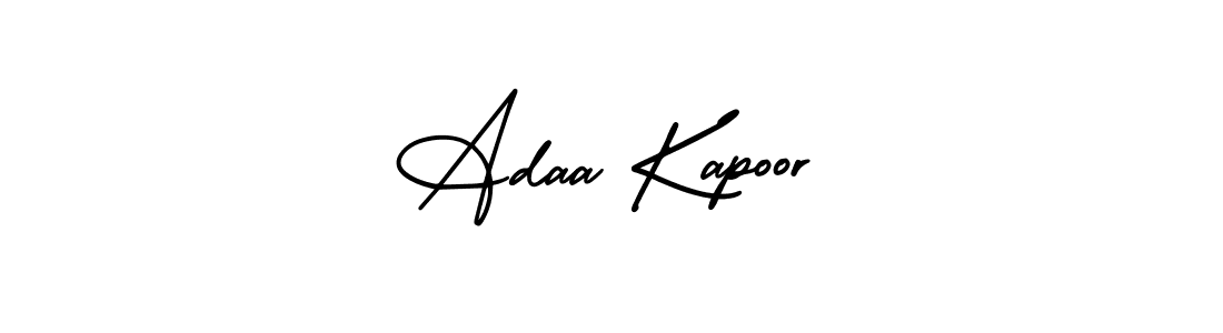 How to make Adaa Kapoor signature? AmerikaSignatureDemo-Regular is a professional autograph style. Create handwritten signature for Adaa Kapoor name. Adaa Kapoor signature style 3 images and pictures png