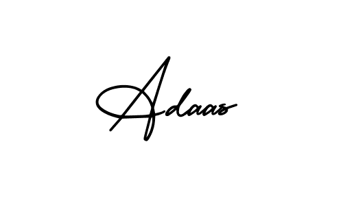 Design your own signature with our free online signature maker. With this signature software, you can create a handwritten (AmerikaSignatureDemo-Regular) signature for name Adaas. Adaas signature style 3 images and pictures png