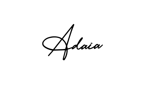 Also we have Adaia name is the best signature style. Create professional handwritten signature collection using AmerikaSignatureDemo-Regular autograph style. Adaia signature style 3 images and pictures png