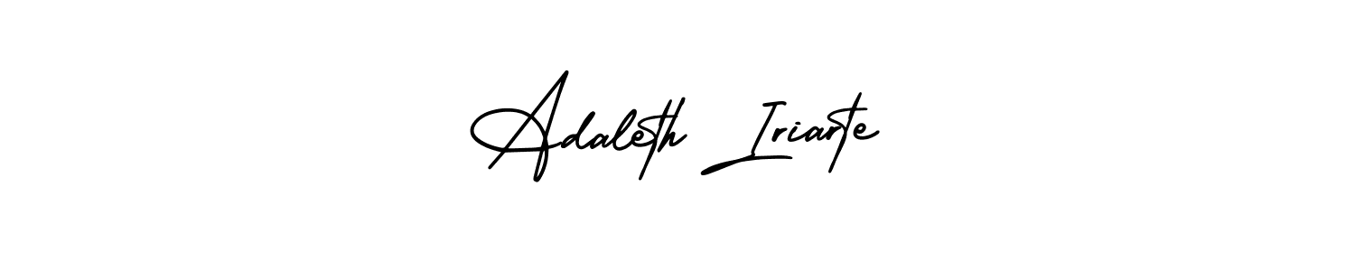 How to Draw Adaleth Iriarte signature style? AmerikaSignatureDemo-Regular is a latest design signature styles for name Adaleth Iriarte. Adaleth Iriarte signature style 3 images and pictures png