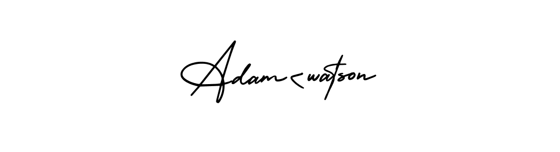How to make Adam<watson signature? AmerikaSignatureDemo-Regular is a professional autograph style. Create handwritten signature for Adam<watson name. Adam<watson signature style 3 images and pictures png