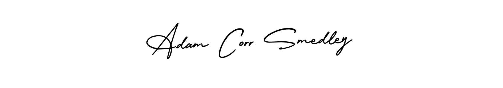 Create a beautiful signature design for name Adam Corr Smedley. With this signature (AmerikaSignatureDemo-Regular) fonts, you can make a handwritten signature for free. Adam Corr Smedley signature style 3 images and pictures png