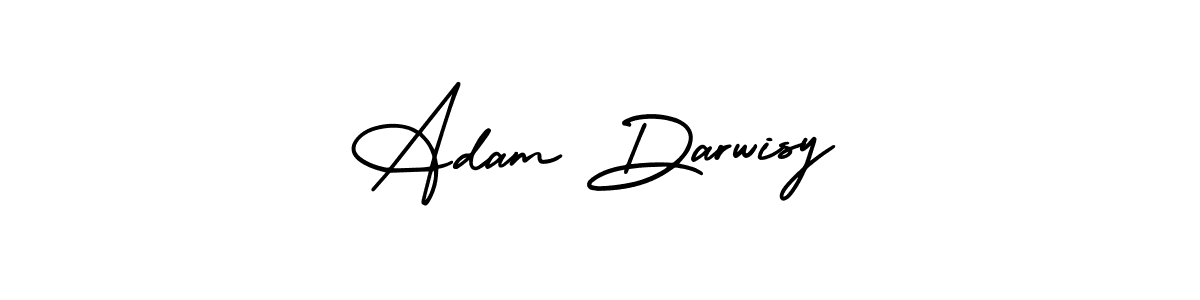 Adam Darwisy stylish signature style. Best Handwritten Sign (AmerikaSignatureDemo-Regular) for my name. Handwritten Signature Collection Ideas for my name Adam Darwisy. Adam Darwisy signature style 3 images and pictures png