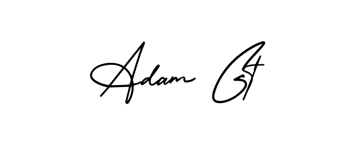 Create a beautiful signature design for name Adam Gt. With this signature (AmerikaSignatureDemo-Regular) fonts, you can make a handwritten signature for free. Adam Gt signature style 3 images and pictures png