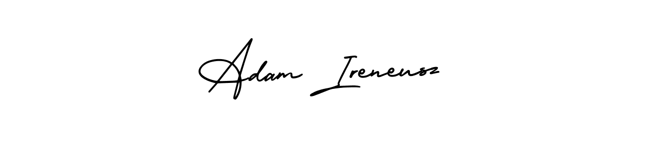 Make a beautiful signature design for name Adam Ireneusz. With this signature (AmerikaSignatureDemo-Regular) style, you can create a handwritten signature for free. Adam Ireneusz signature style 3 images and pictures png