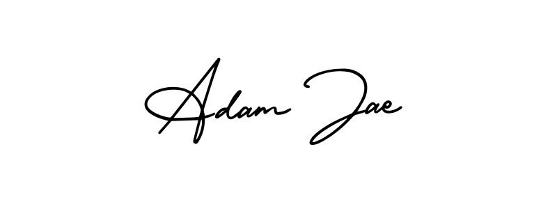 The best way (AmerikaSignatureDemo-Regular) to make a short signature is to pick only two or three words in your name. The name Adam Jae include a total of six letters. For converting this name. Adam Jae signature style 3 images and pictures png