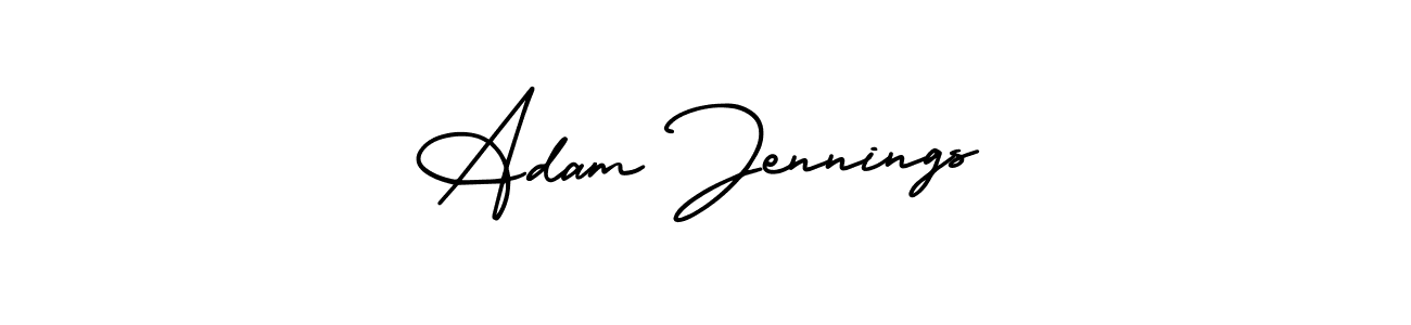 Make a beautiful signature design for name Adam Jennings. With this signature (AmerikaSignatureDemo-Regular) style, you can create a handwritten signature for free. Adam Jennings signature style 3 images and pictures png