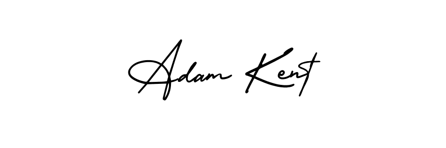 The best way (AmerikaSignatureDemo-Regular) to make a short signature is to pick only two or three words in your name. The name Adam Kent include a total of six letters. For converting this name. Adam Kent signature style 3 images and pictures png