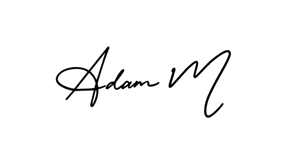Once you've used our free online signature maker to create your best signature AmerikaSignatureDemo-Regular style, it's time to enjoy all of the benefits that Adam M name signing documents. Adam M signature style 3 images and pictures png