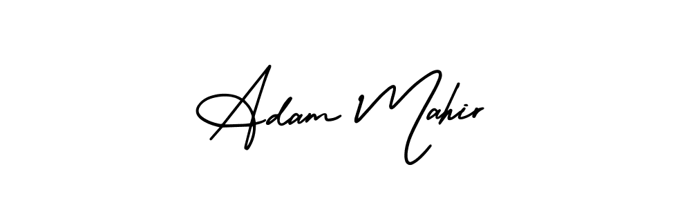 Adam Mahir stylish signature style. Best Handwritten Sign (AmerikaSignatureDemo-Regular) for my name. Handwritten Signature Collection Ideas for my name Adam Mahir. Adam Mahir signature style 3 images and pictures png