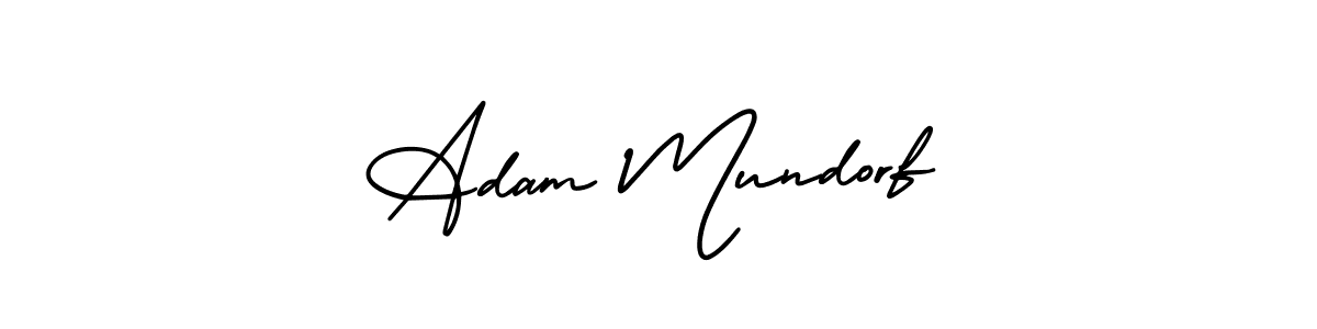 How to Draw Adam Mundorf signature style? AmerikaSignatureDemo-Regular is a latest design signature styles for name Adam Mundorf. Adam Mundorf signature style 3 images and pictures png