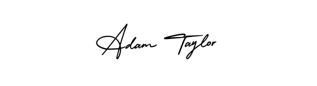 It looks lik you need a new signature style for name Adam Taylor. Design unique handwritten (AmerikaSignatureDemo-Regular) signature with our free signature maker in just a few clicks. Adam Taylor signature style 3 images and pictures png