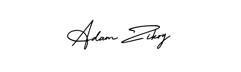 AmerikaSignatureDemo-Regular is a professional signature style that is perfect for those who want to add a touch of class to their signature. It is also a great choice for those who want to make their signature more unique. Get Adam Zikry name to fancy signature for free. Adam Zikry signature style 3 images and pictures png