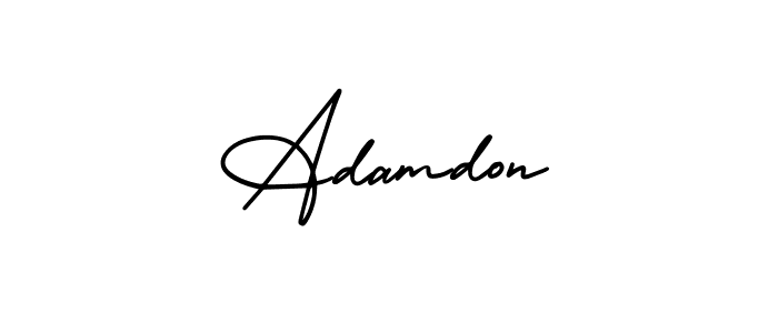 Best and Professional Signature Style for Adamdon. AmerikaSignatureDemo-Regular Best Signature Style Collection. Adamdon signature style 3 images and pictures png