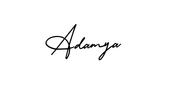 Best and Professional Signature Style for Adamya. AmerikaSignatureDemo-Regular Best Signature Style Collection. Adamya signature style 3 images and pictures png