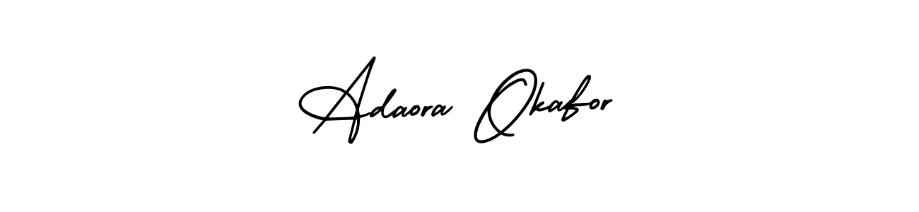 How to make Adaora Okafor name signature. Use AmerikaSignatureDemo-Regular style for creating short signs online. This is the latest handwritten sign. Adaora Okafor signature style 3 images and pictures png