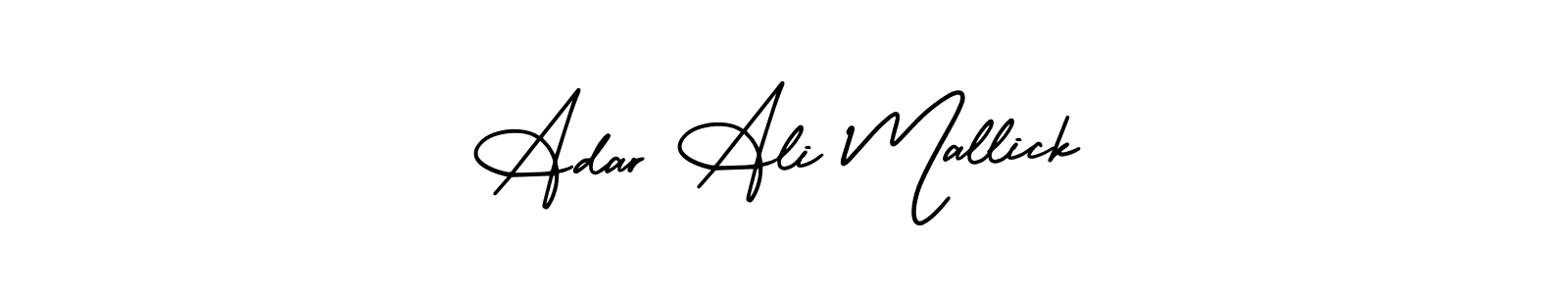 Here are the top 10 professional signature styles for the name Adar Ali Mallick. These are the best autograph styles you can use for your name. Adar Ali Mallick signature style 3 images and pictures png