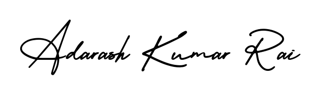 Design your own signature with our free online signature maker. With this signature software, you can create a handwritten (AmerikaSignatureDemo-Regular) signature for name Adarash Kumar Rai. Adarash Kumar Rai signature style 3 images and pictures png