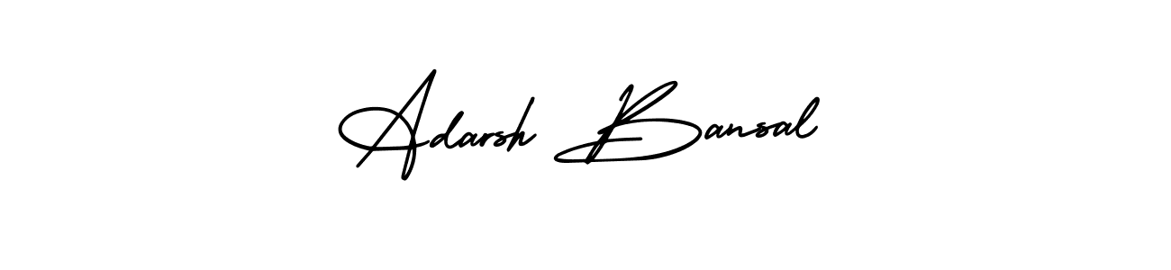 AmerikaSignatureDemo-Regular is a professional signature style that is perfect for those who want to add a touch of class to their signature. It is also a great choice for those who want to make their signature more unique. Get Adarsh Bansal name to fancy signature for free. Adarsh Bansal signature style 3 images and pictures png