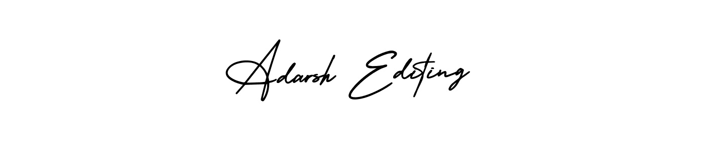 It looks lik you need a new signature style for name Adarsh Editing. Design unique handwritten (AmerikaSignatureDemo-Regular) signature with our free signature maker in just a few clicks. Adarsh Editing signature style 3 images and pictures png