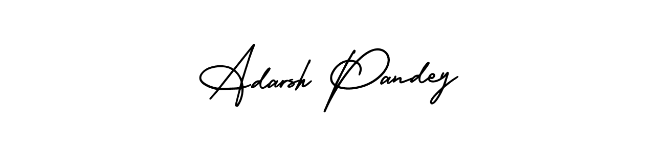 AmerikaSignatureDemo-Regular is a professional signature style that is perfect for those who want to add a touch of class to their signature. It is also a great choice for those who want to make their signature more unique. Get Adarsh Pandey name to fancy signature for free. Adarsh Pandey signature style 3 images and pictures png
