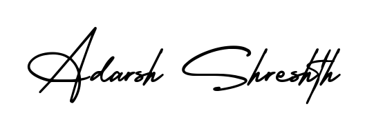 Achieve flawless digital penmanship with Adarsh Shreshth name in AmerikaSignatureDemo-Regular font. The perfect tool for creating online signatures. Adarsh Shreshth signature style 3 images and pictures png