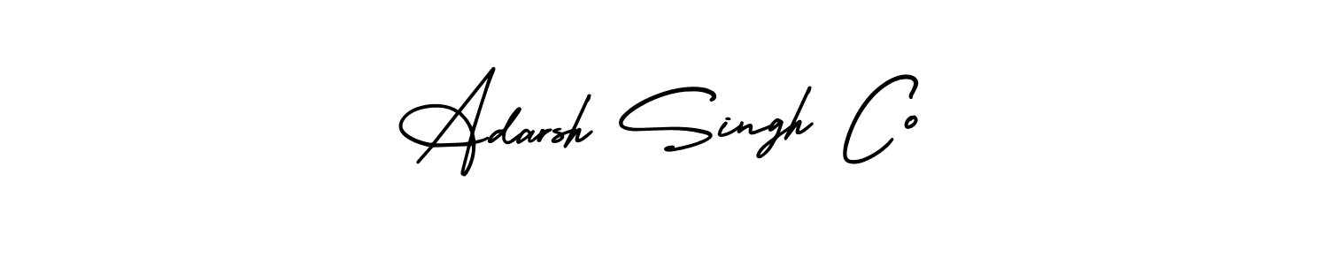 You can use this online signature creator to create a handwritten signature for the name Adarsh Singh Co. This is the best online autograph maker. Adarsh Singh Co signature style 3 images and pictures png