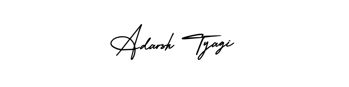 How to make Adarsh Tyagi name signature. Use AmerikaSignatureDemo-Regular style for creating short signs online. This is the latest handwritten sign. Adarsh Tyagi signature style 3 images and pictures png