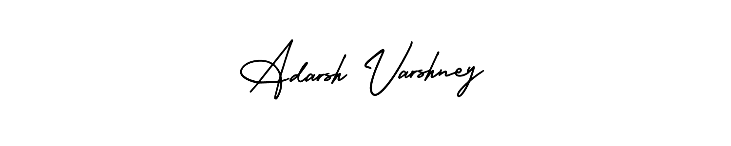 Use a signature maker to create a handwritten signature online. With this signature software, you can design (AmerikaSignatureDemo-Regular) your own signature for name Adarsh Varshney. Adarsh Varshney signature style 3 images and pictures png