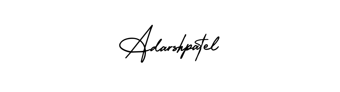 How to make Adarshpatel name signature. Use AmerikaSignatureDemo-Regular style for creating short signs online. This is the latest handwritten sign. Adarshpatel signature style 3 images and pictures png