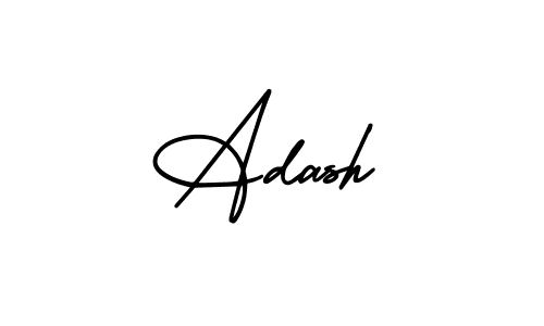 You should practise on your own different ways (AmerikaSignatureDemo-Regular) to write your name (Adash) in signature. don't let someone else do it for you. Adash signature style 3 images and pictures png