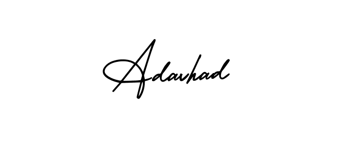 Also You can easily find your signature by using the search form. We will create Adavhad name handwritten signature images for you free of cost using AmerikaSignatureDemo-Regular sign style. Adavhad signature style 3 images and pictures png